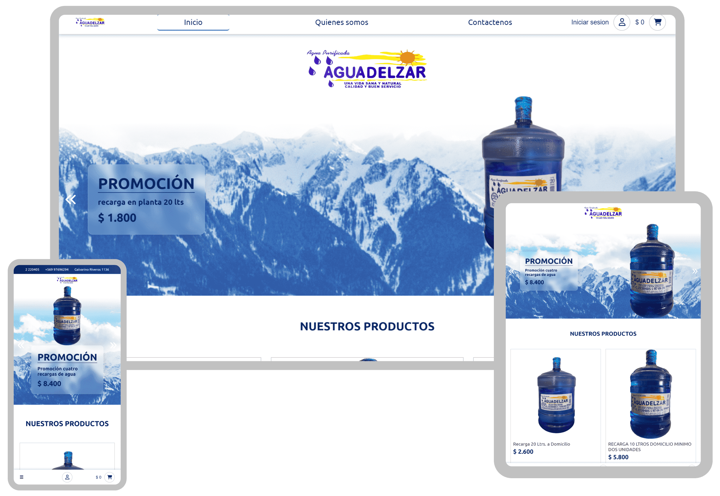 Aguadelzar — e-commerce