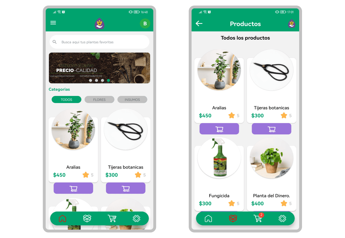 Xochicalli — e-commerce móvil