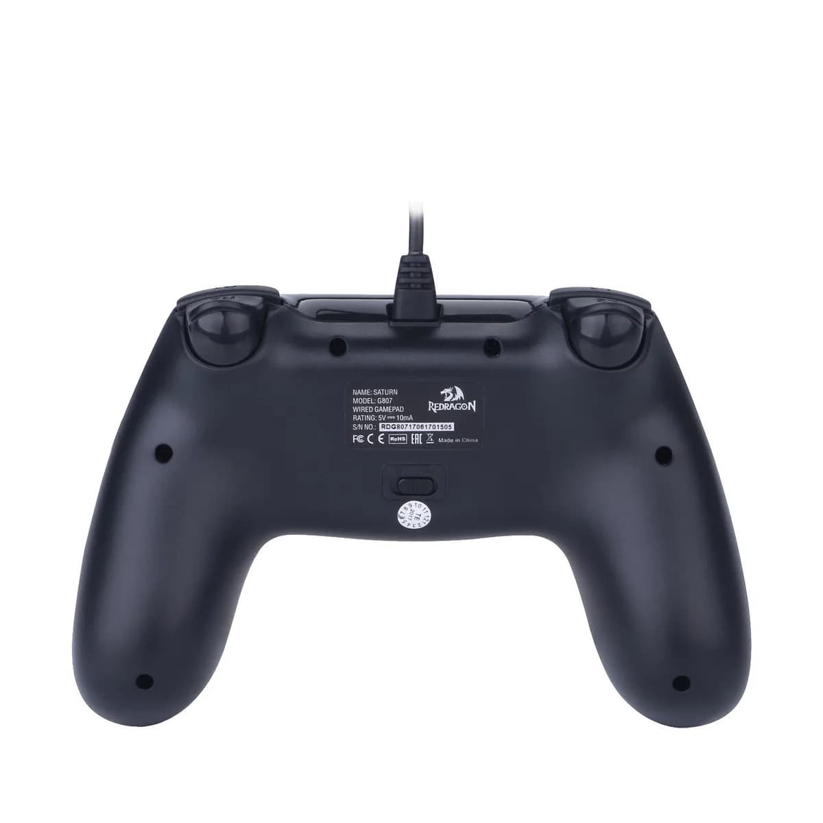 Gamepad Redragon Saturn G807 USB para PC y PS3 con Vibración | XInput / DInput - imagen 3