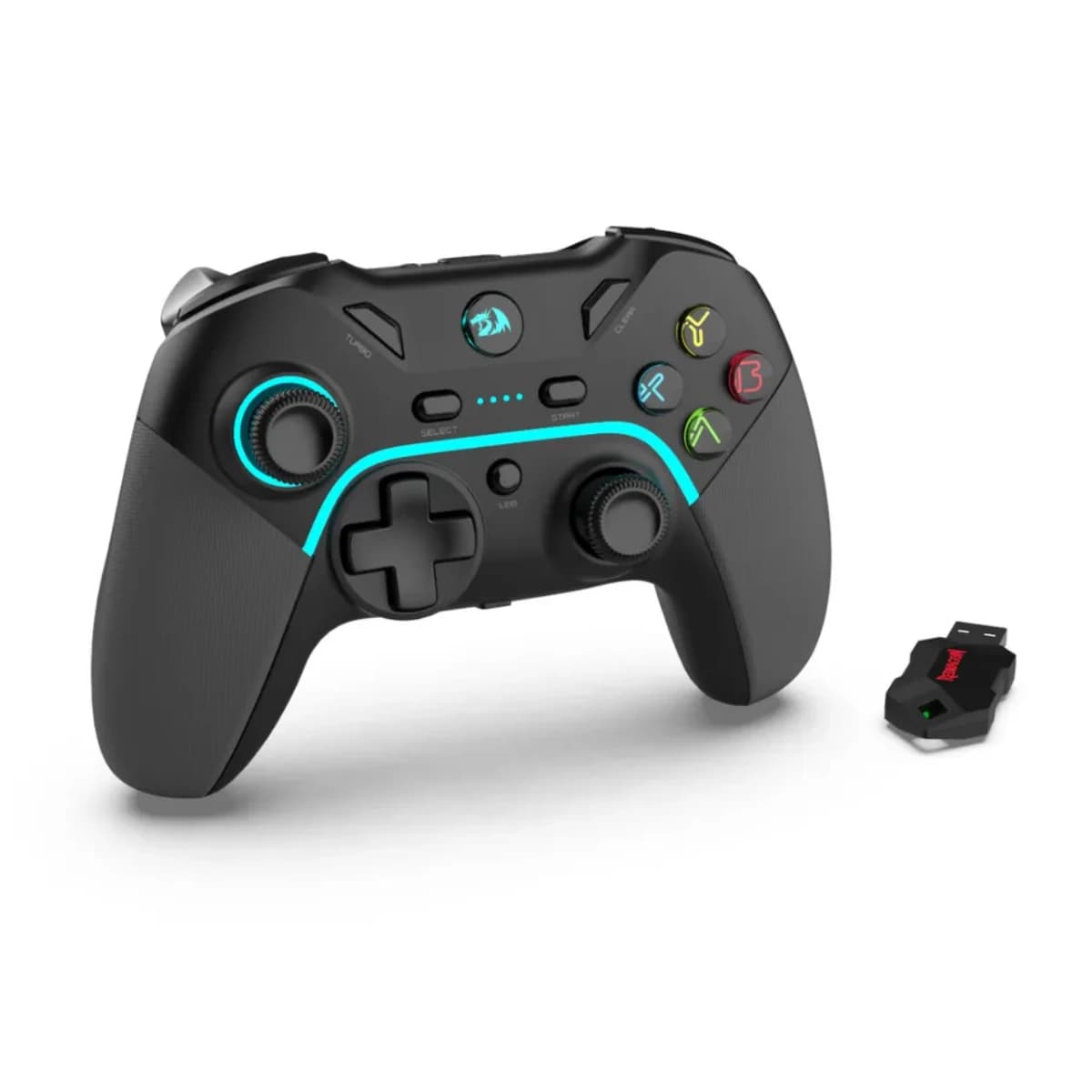 Gamepad Redragon Harrow Pro G808-PRO Inalámbrico y USB para PC y PS3 con Vibración y Gatillos Sensitivos - imagen 2